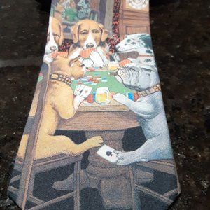 'Dogs Playing Poker'  Necktie!  #10